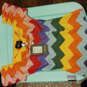 Collecting Dolores Chevron Top